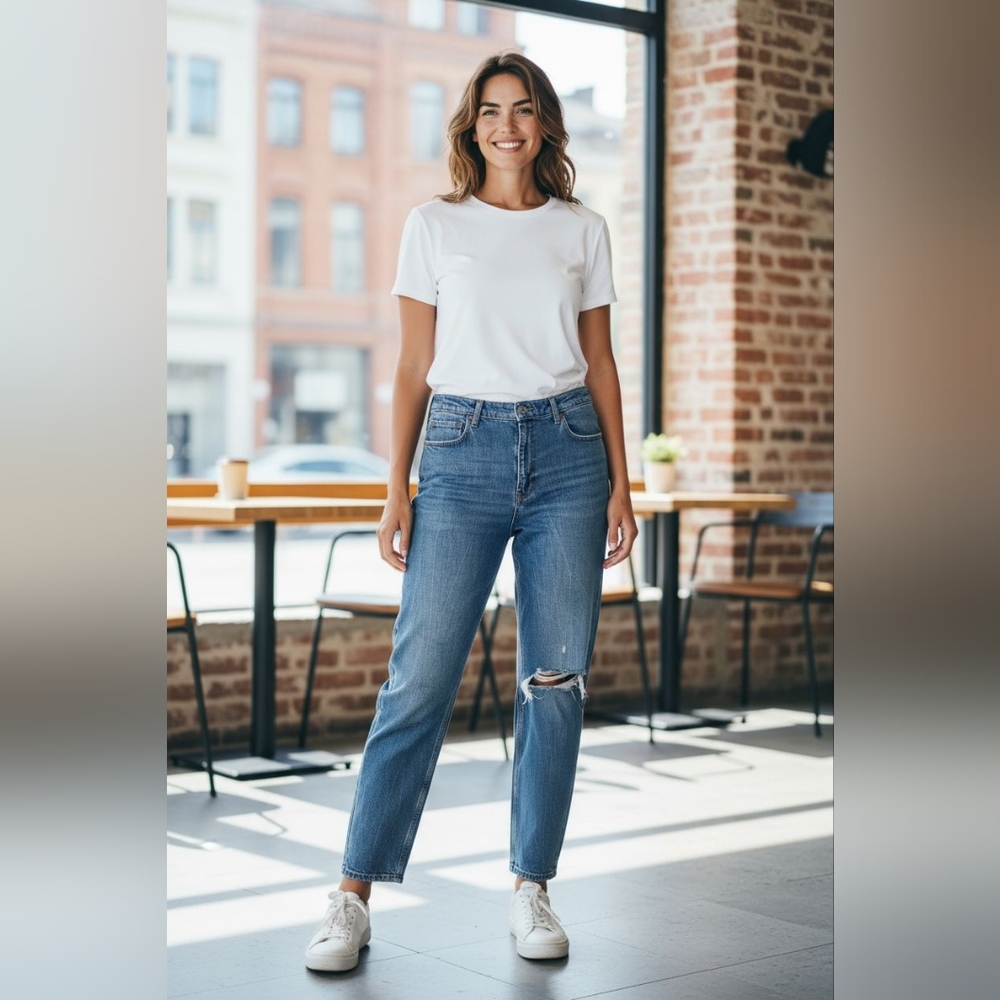Abercrombie & Fitch - Straight Jeans/Ultra High Rise